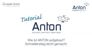 Überblick über ANTON Admin