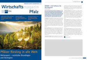 Beitrag Wirtschaftmagazin IHK Pfalz über ANTON